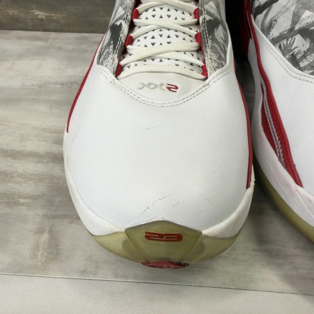 Air Jordan 22 XX2 OG Omega Mens Size 11 Basketball Sneakers 315299-162 White Red